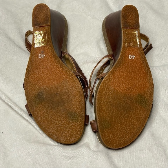 L'Artiste by Spring Step Ronella Multi Strap Leather Wedge Sandals - Picture 6 of 16